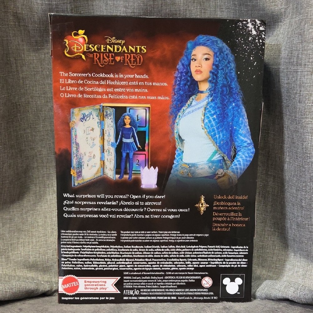 Disney Descendants Rise of Red Cookbook with Blue and Pink Design - Picture 2 of 5